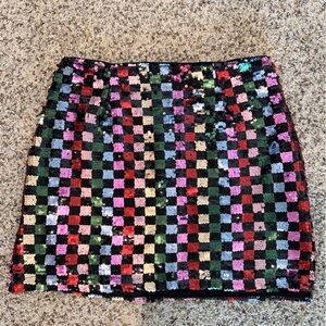 #155 multi-colored skirt